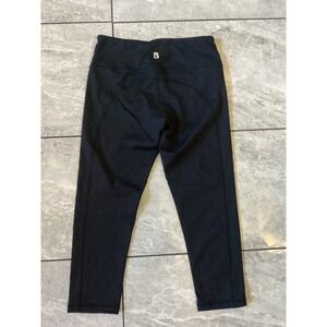 Buff Bunny Black High Waisted Capri Leggings Size Small Athletic Workout Gym